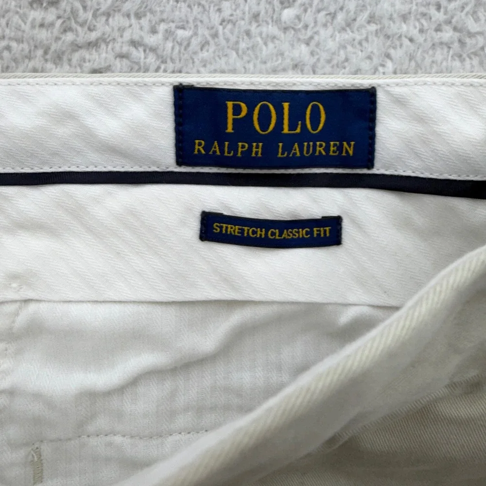 Polo Ralph Lauren Men 32 Khaki Tan Stretch Classic Fit Chino Shorts 11952